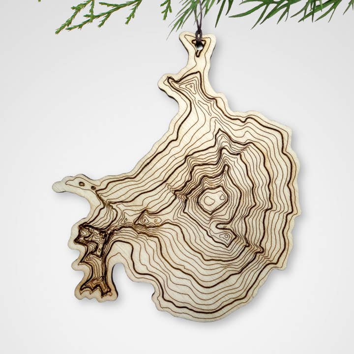 Adorno topográfico Mt Baker para venta al por mayor de SML | Simple Modern Living