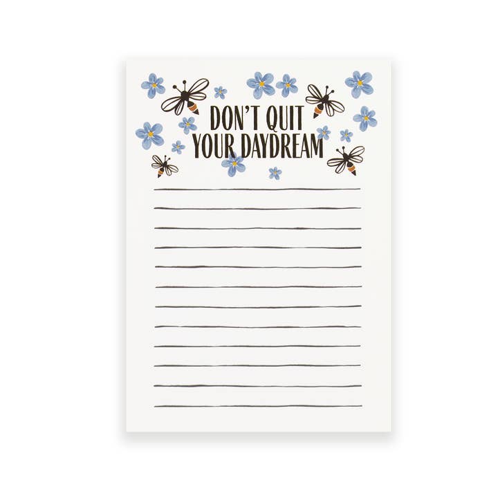 Day One Paper Co. - Wholesale Notepad - Inspirational Lined Notepad "Don’t Quit Your Daydream"