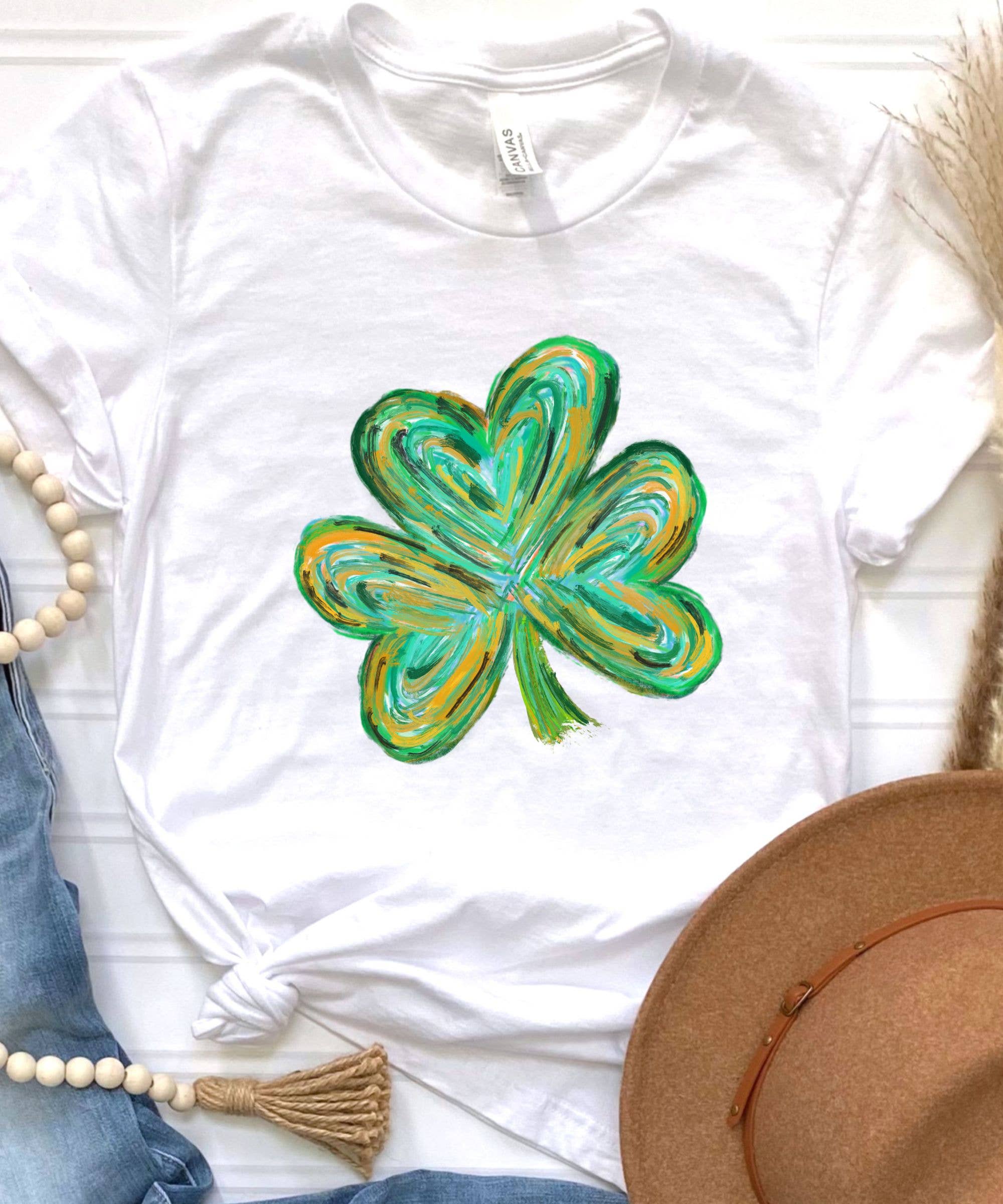 Midday USA - Wholesale T-Shirt (Graphic) - Women's - Lucky Clover St. Patrick's Day T-Shirt0