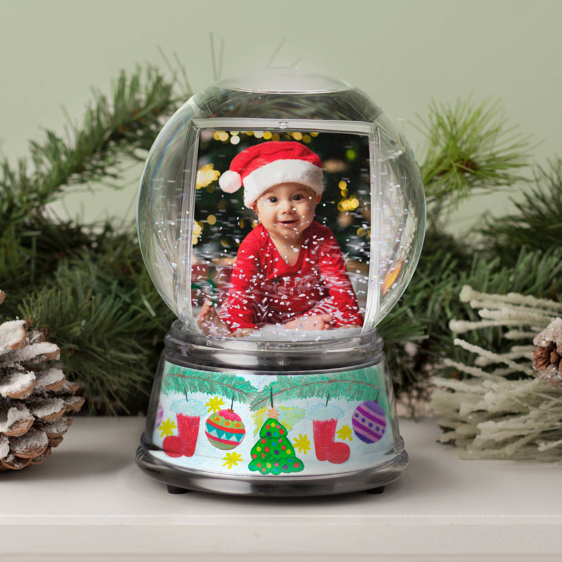 Neil Enterprises - Wholesale Snow Globe - Create Your Own Photo Snow Globe8