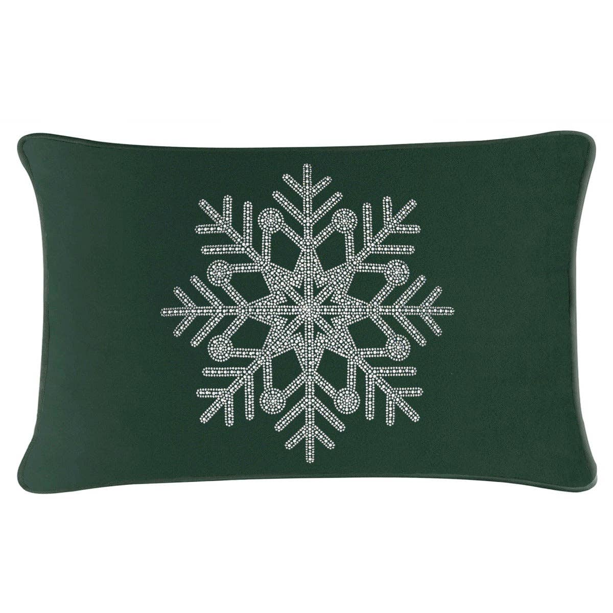 Sparkles Home - Wholesale Throw/Decorative Pillow - Rhinestone Snowflake Pillow7