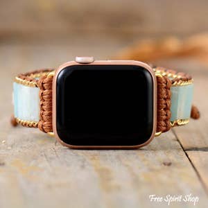 Sterling Silver & Gold Filled Apple Watch Band Mix Metals 