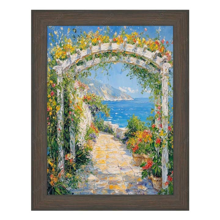 Vejrbidt sort træstruktur 11x13 billedramme for engroshandel hos Modern Memory Design Picture Frames