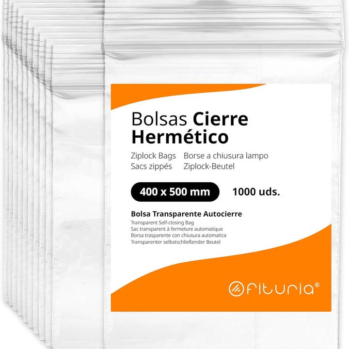 Transparante multifunctionele luchtdichte zakken - 1000 stuks voor wholesale door MEDEL OFFICE