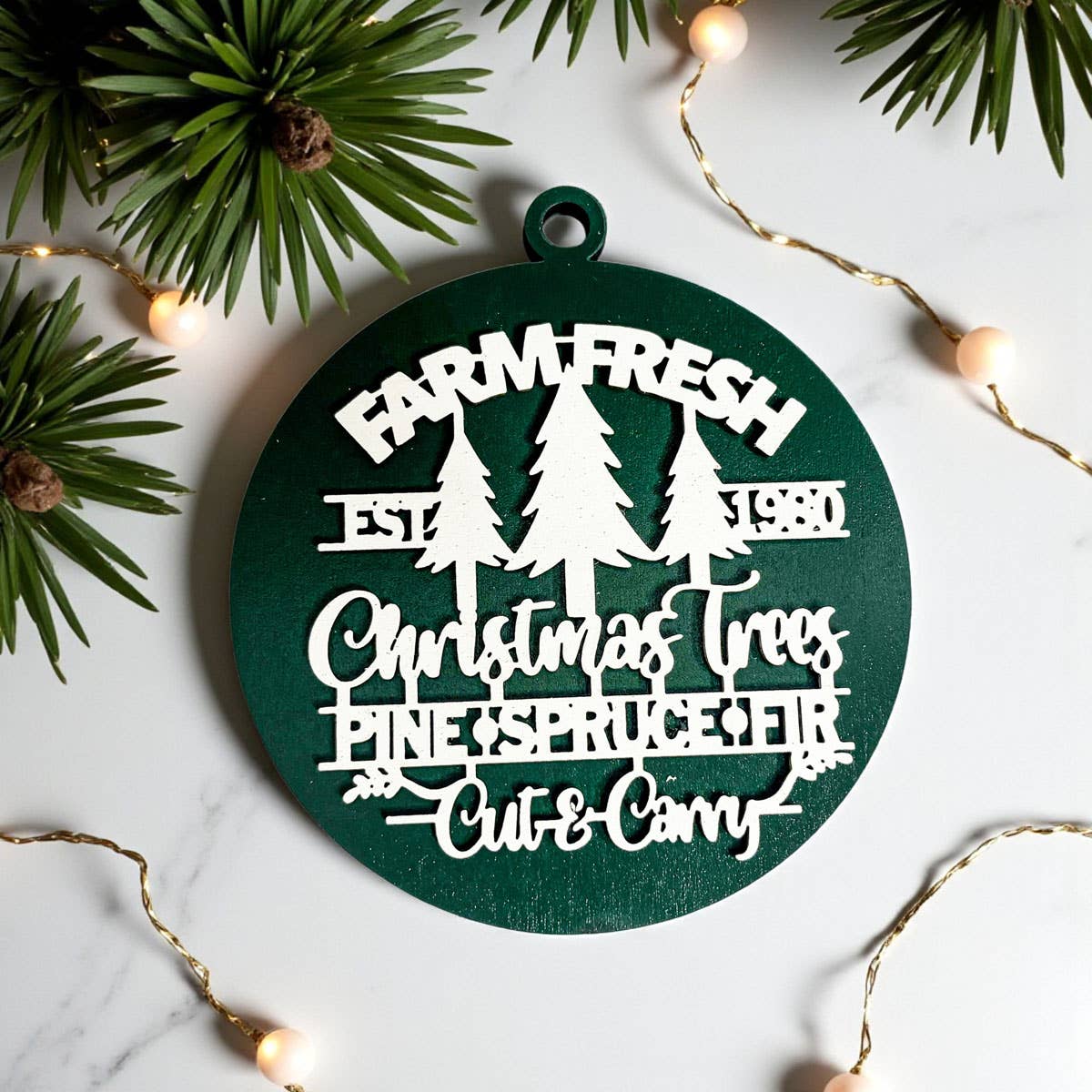 Gia Roma - Wholesale Ornament - Hanging Christmas Decor + Handmade Wooden Ornament Funny56