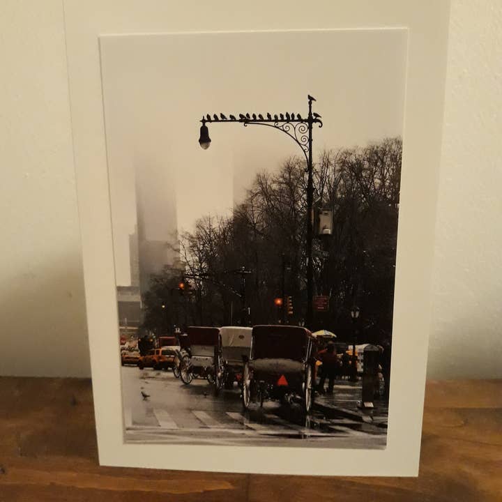 Photo Greeting Card Horse Carriage for wholesale by Dawna Anders Photography