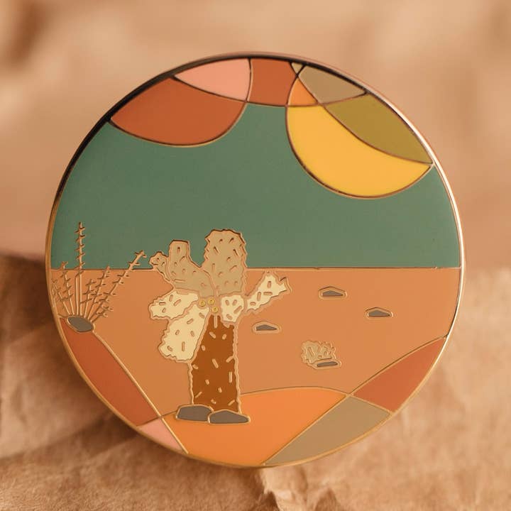 Cholla Emaille Pin für den Großhandel von Adele by Adele Jackson