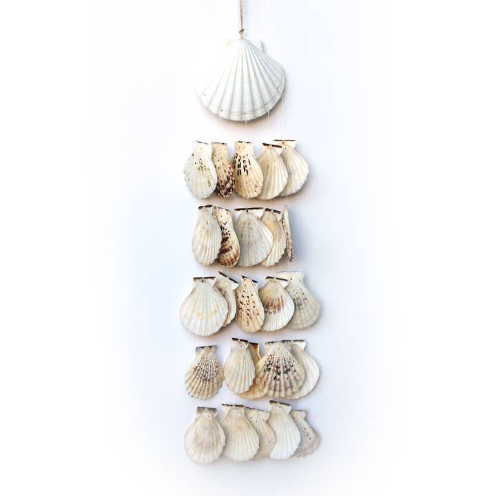 CB Home Collection - Wholesale Wind Chime - 20" Scallop Shell Wind Chime3