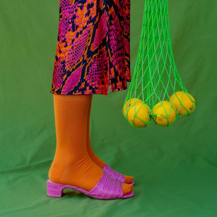 KLUE - Wholesale Socks - Unisex - KLUE Organic solid Socks | Orange4