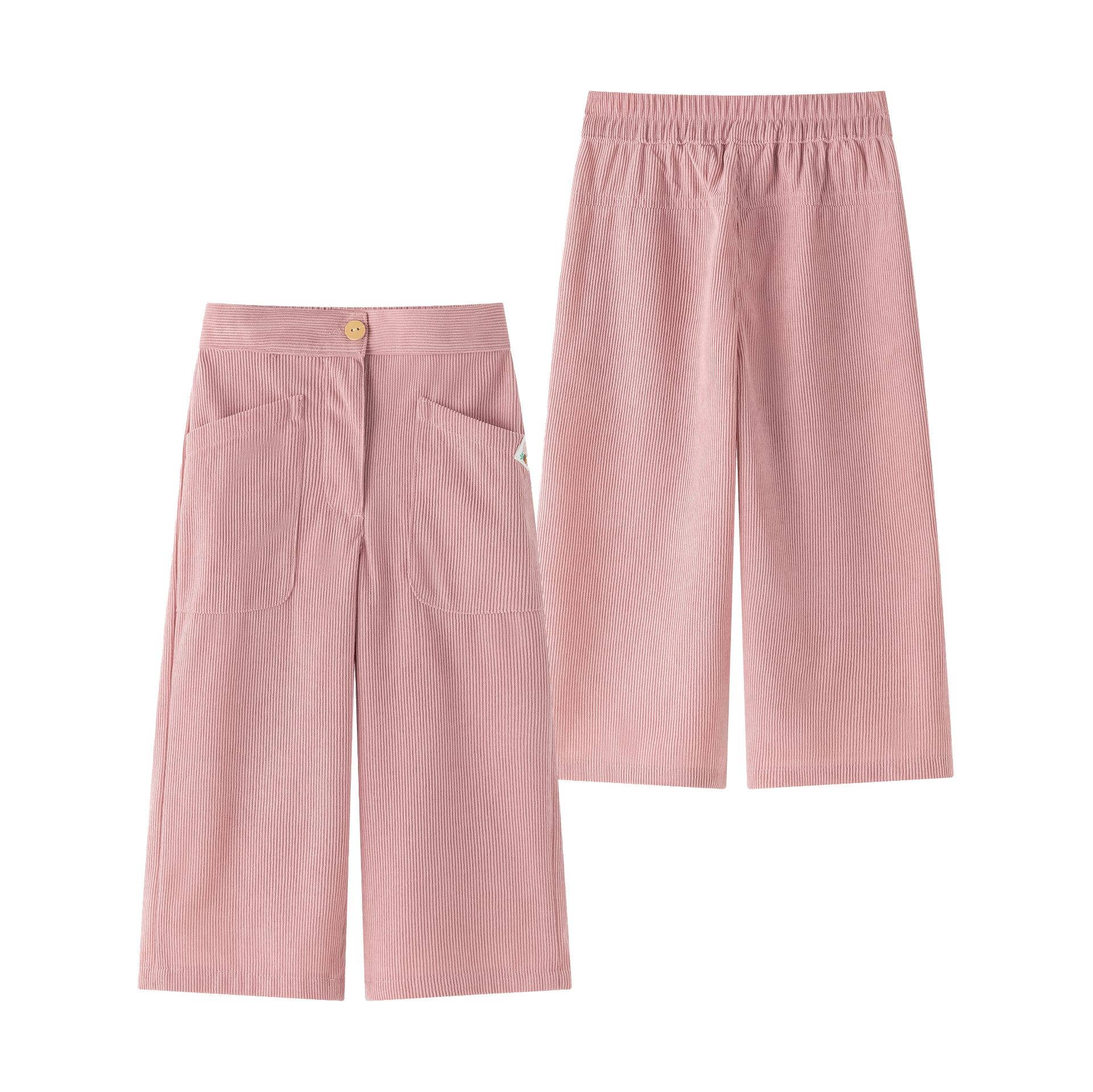 Newness Kids - Wholesale Pants - Kids - Girl's winter culotte pants in micro-corduroy7