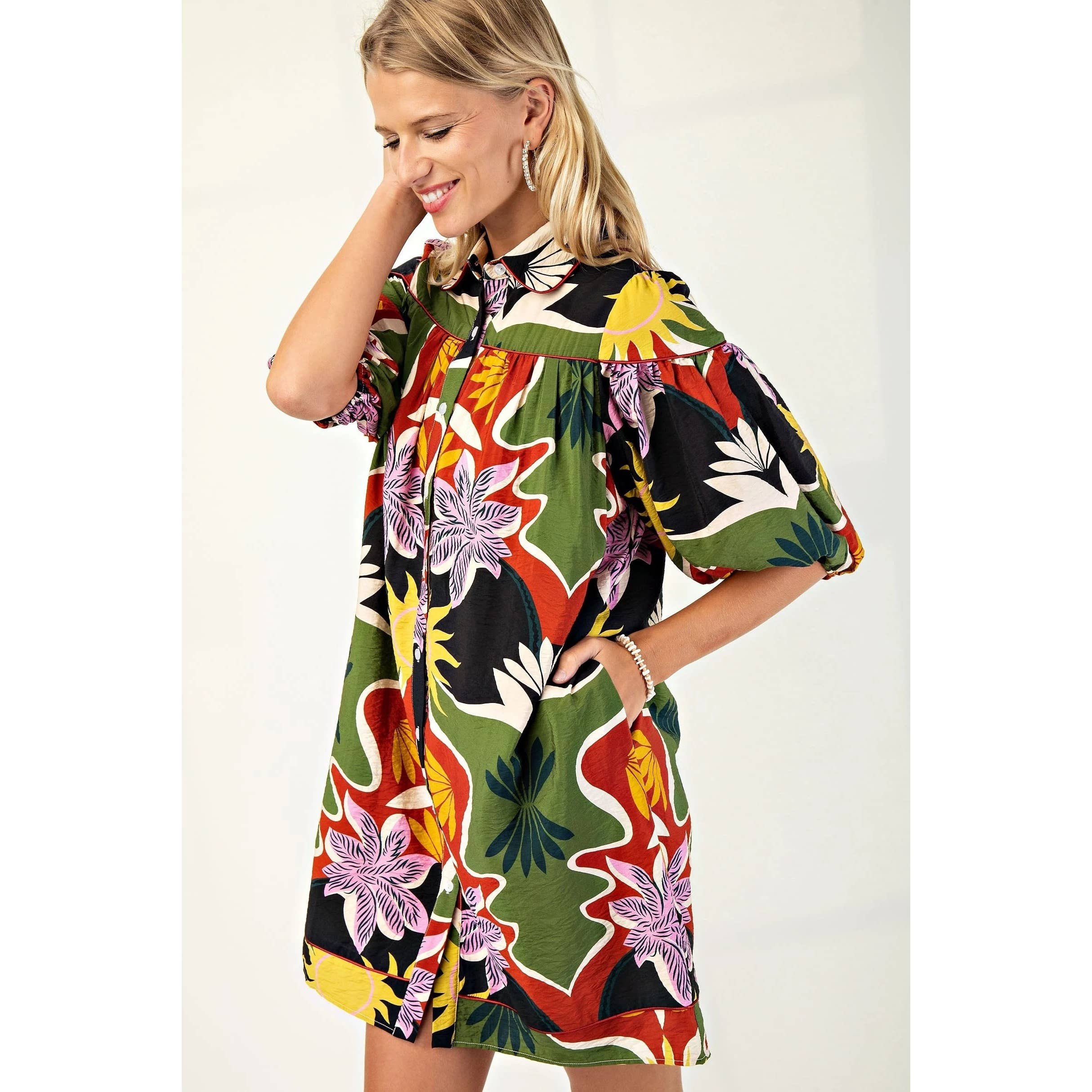 STYLE USA - Vendita all'ingrosso Vestito - Donna - Mini abito con stampa2