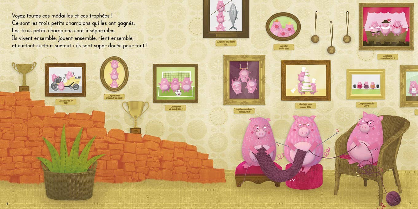 Balivernes éditions - Wholesale Preschool Book (3-5) - The three little champions1