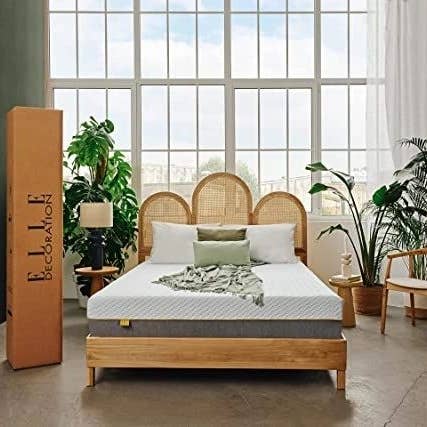 Funda de colchón híbrida Citrine de ELLE Decoration, lavable para venta al por mayor de Woohoo Sleep Like a Bear