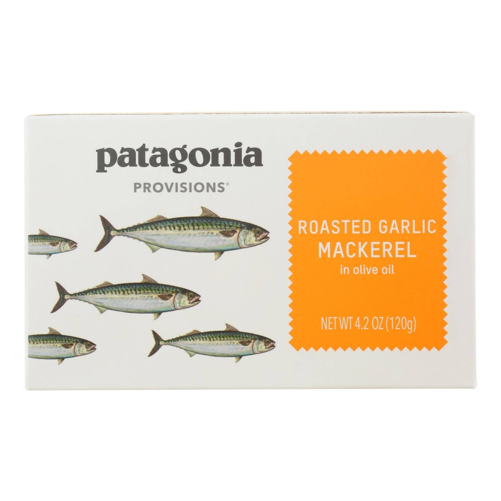 Ware Spark - Wholesale Tinned Fish - Patagonia Provisions - Mackerel Roasted Garlic - Case Of 10-4.2 Oz0