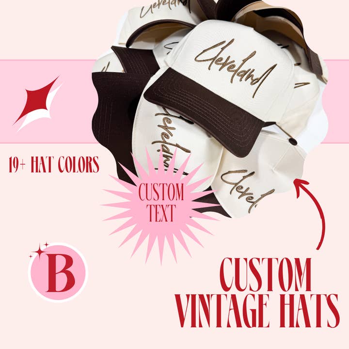 Customized Vintage Embroidered Hat and other Purchase Wholesale embroidered baseball hats. Free Returns & Net 60 Terms on Faire trending on Faire.