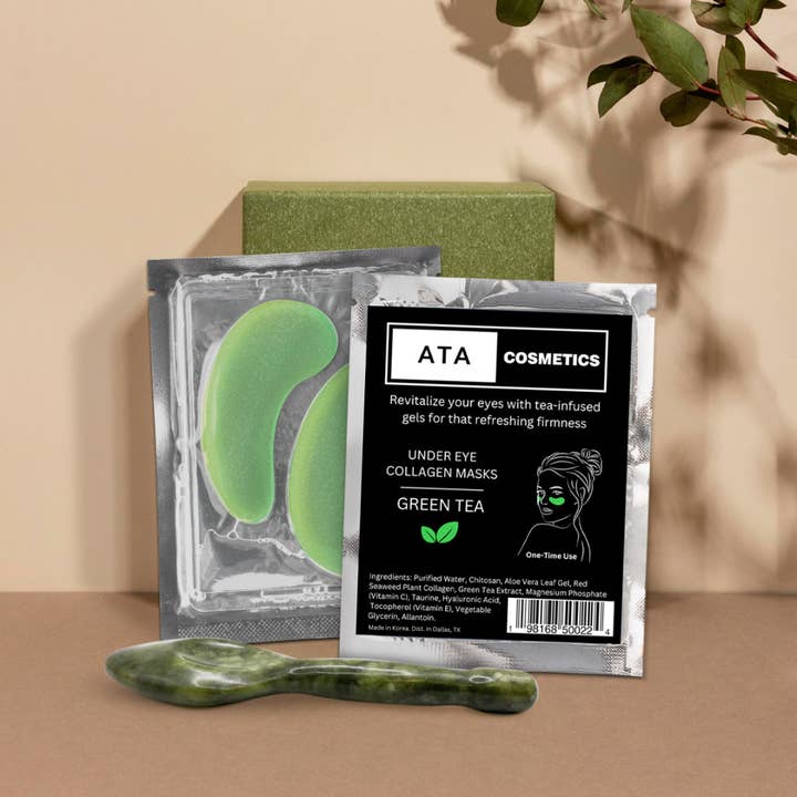 ATA Cosmetics - Wholesale Eye Treatment Mask - Green Tea Collagen Under Eye Mask
