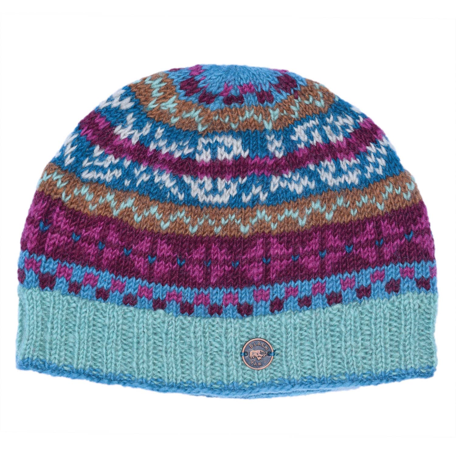 Black Yak Ltd – Gorro - Unissexo por atacado – Gorro Fair Isle de Lã Pura - Feito à Mão - Comércio Justo7