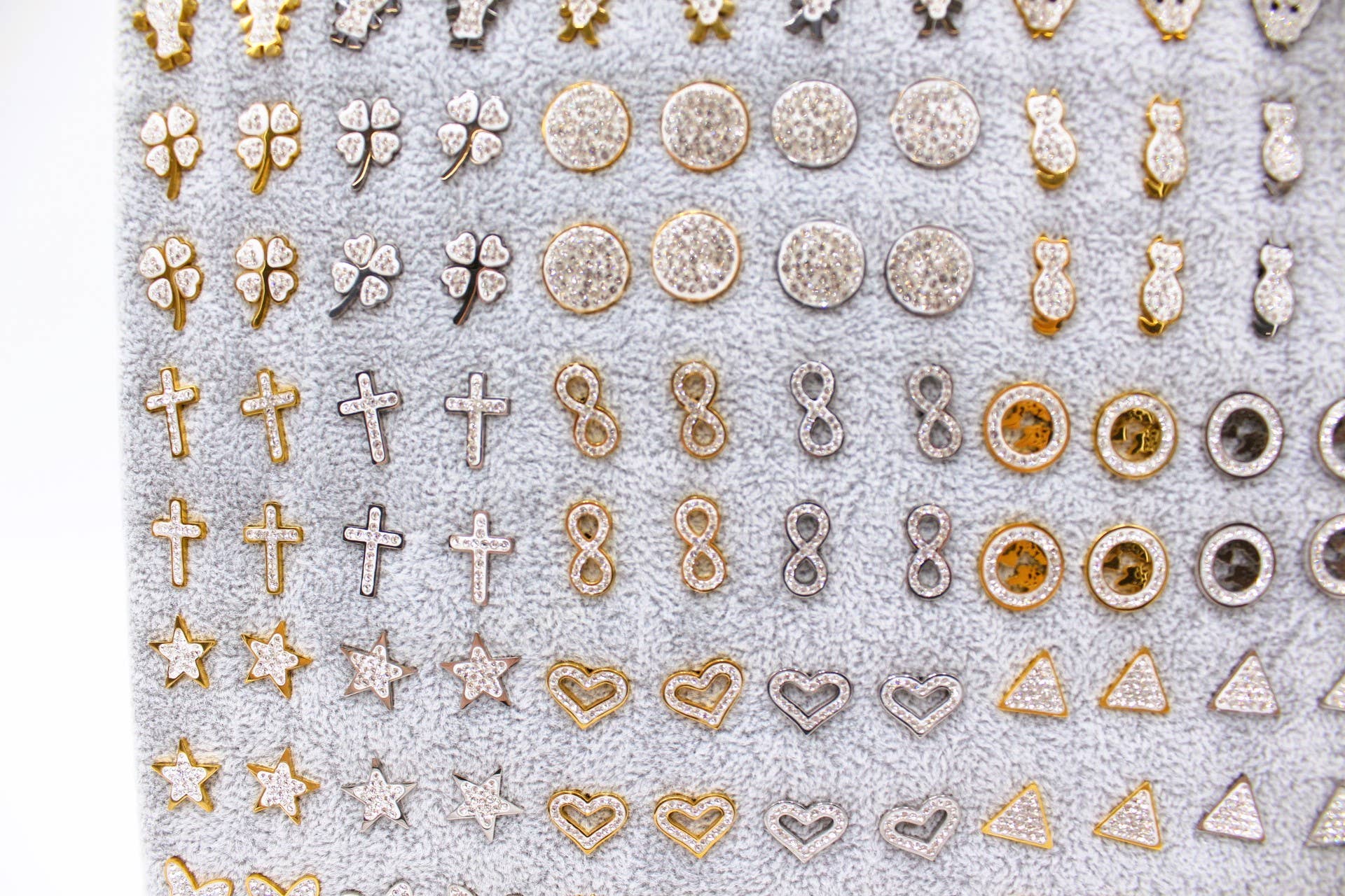 Reference Mode - Wholesale Jewelry Set - Pack of 60 pairs of stainless steel earrings2