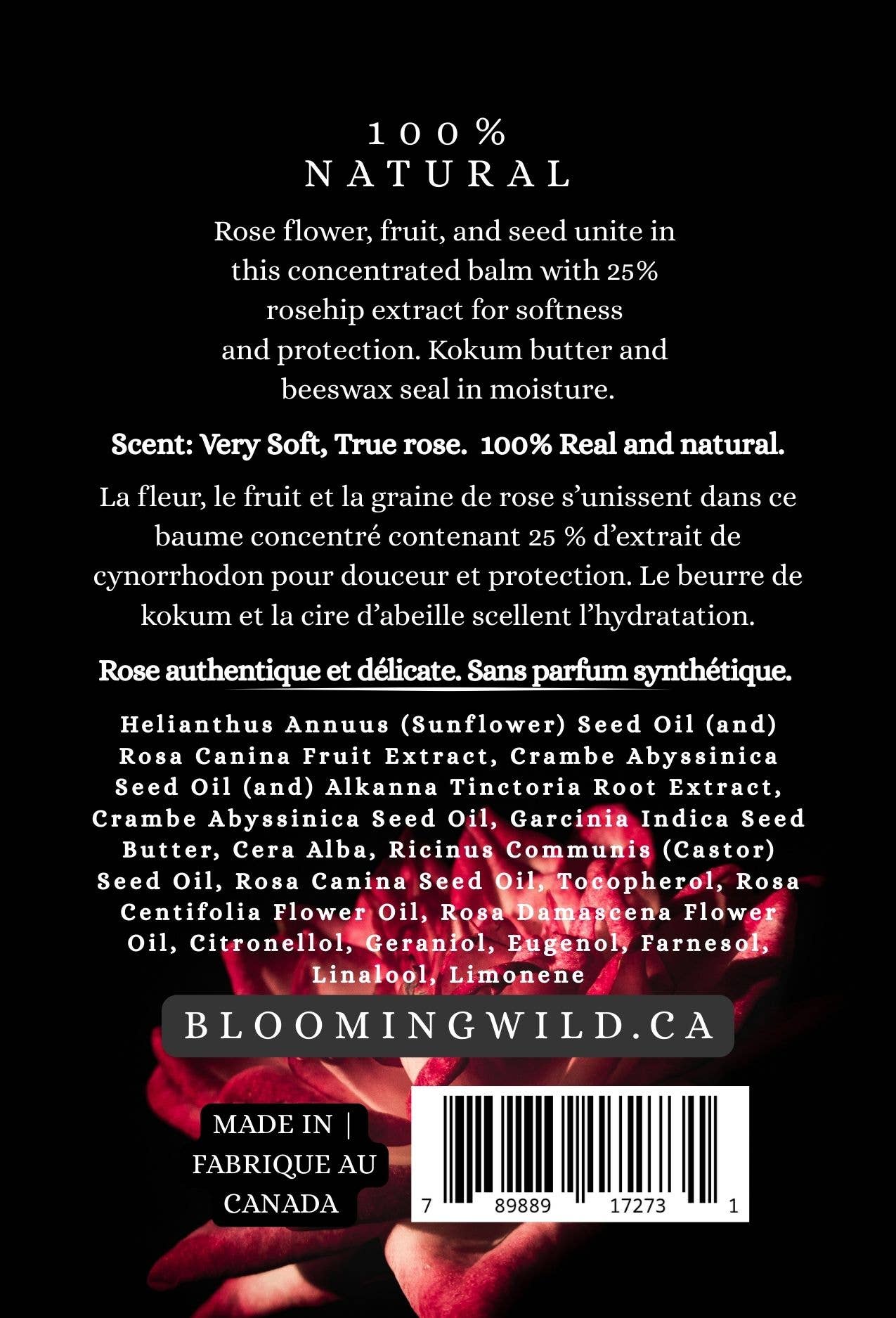 Blooming Wild Botanicals - Wholesale Healing Salve/Balm/Cream - 100 Roses True Rose Balm | Gold Tin 1