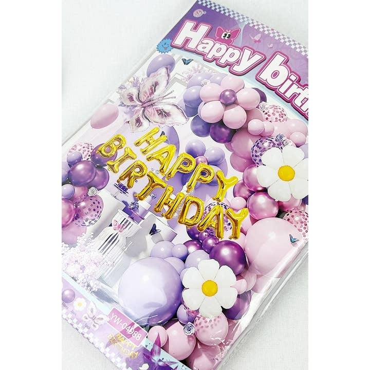 MIX COLOR Happy Birthday Decoration Balloon Set for wholesale on Faire