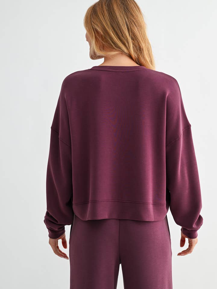 Mono B – Großhandel Sweatshirt – Damen – Laguna Pullover mit überschnittenen Schultern21