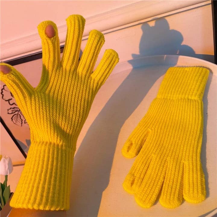 Kinder Touchscreen-Strickhandschuhe für den Großhandel von FurDecoration