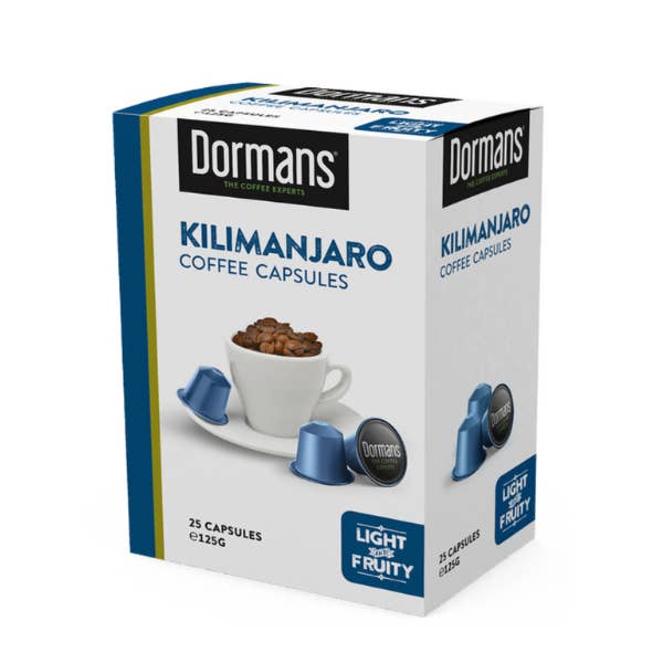 Dormans KILIMANJARO Coffee 25- Light and Fruity for wholesale by World Safari Shops