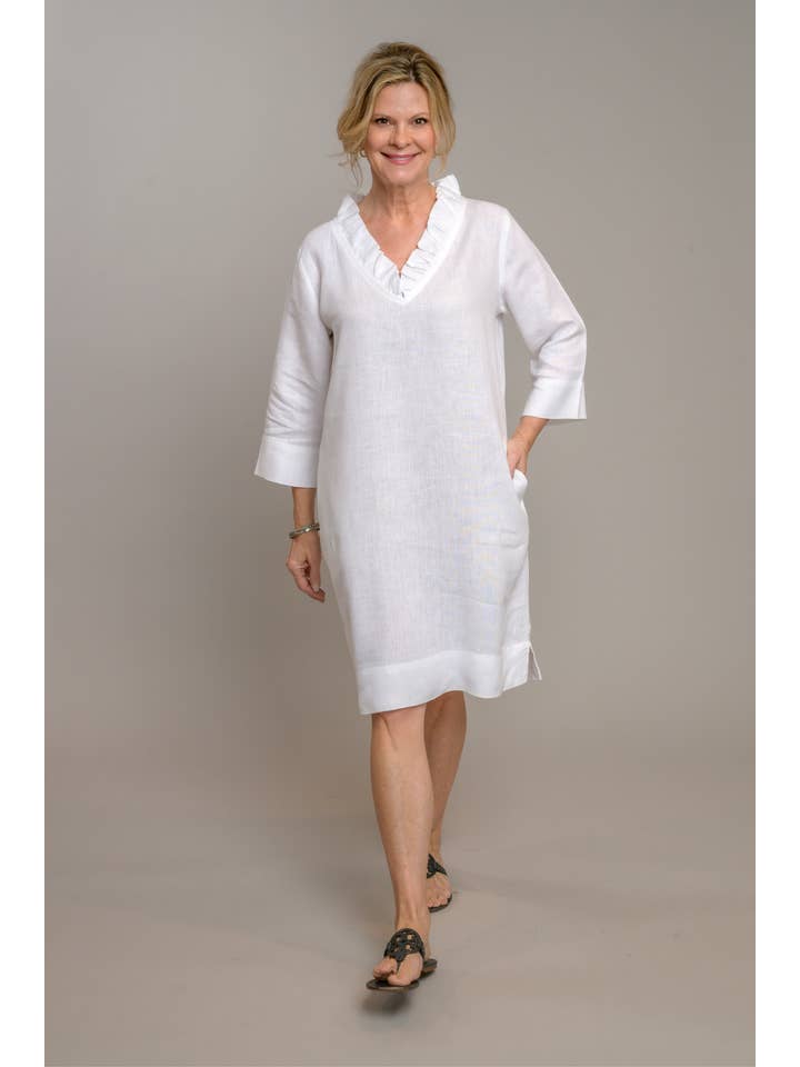 Arte Italica & Crown Linen Designs - Wholesale Dress - Women's - Francesca Dress - New Color