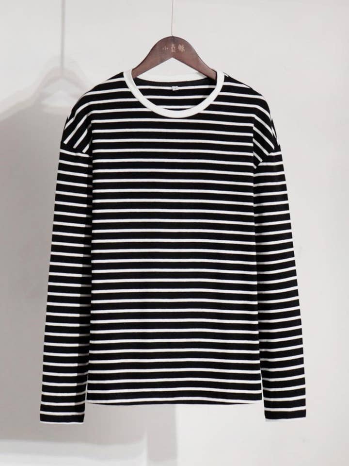 safistyle - Wholesale T-Shirt - Women's - Striped Long-Sleeve Top7