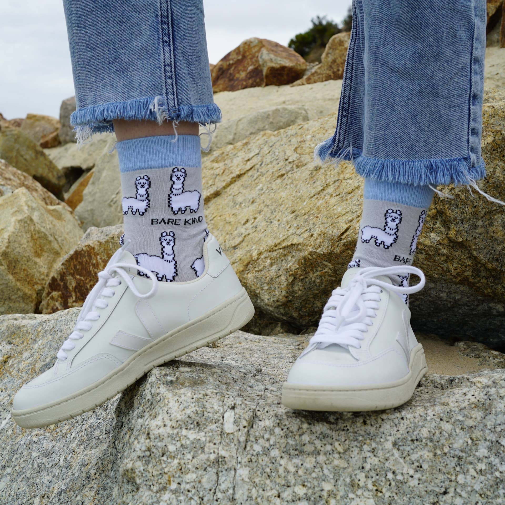 Bare Kind Socks – wholesale Socks – Unisex – Alpaca Socks | Bamboo Socks | Grey Socks8