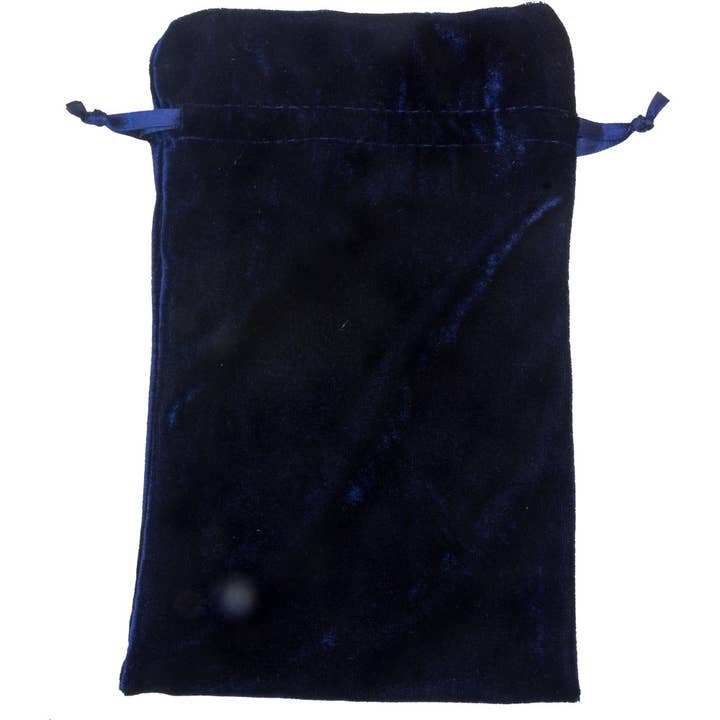 Unlined Velvet Bag 6x9 - Navy (Each) for wholesale by Kheops International