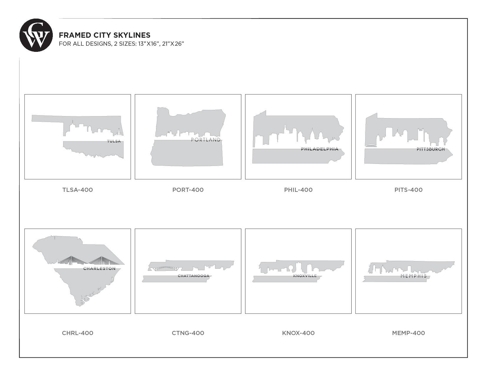 Grainwell - Wholesale Art Print - Framed City Skyline7