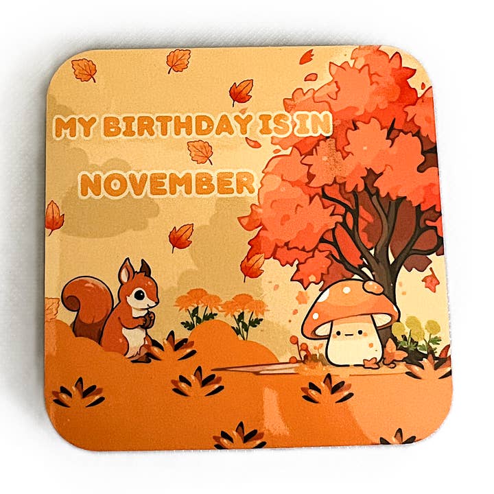 Magnet d'anniversaire : novembre pour la vente par Ron Knight Entertainment, LLC
