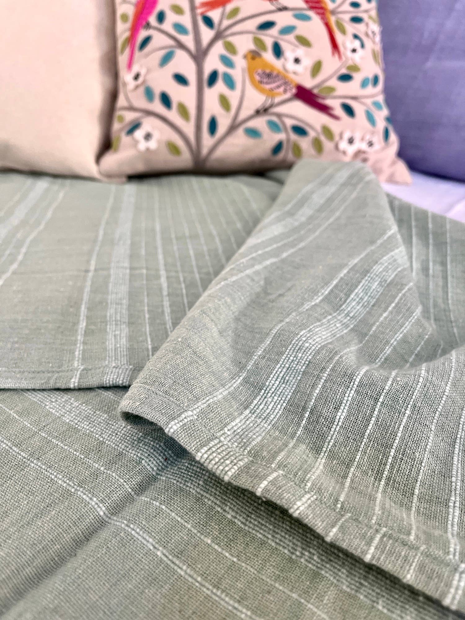 natural habitat – wholesale Bedding blanket – Bedspread Woven Twin 72X108 Shailah Celery1