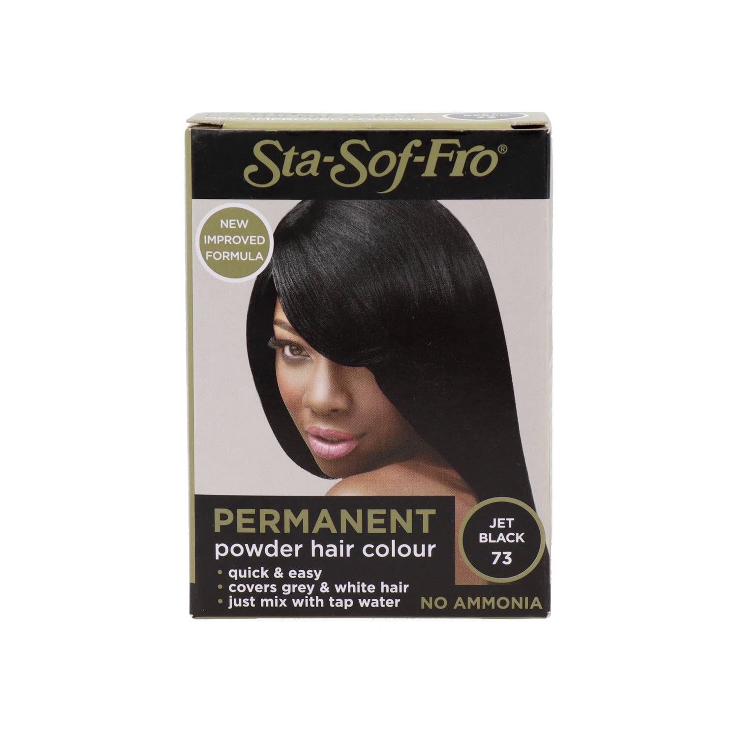 SUBLIME BEAUTY WHOLESALER SL - Wholesale Haircare Set/Kit - Star Soft Fro Powder Hair Color Jet 73 Black 8 g