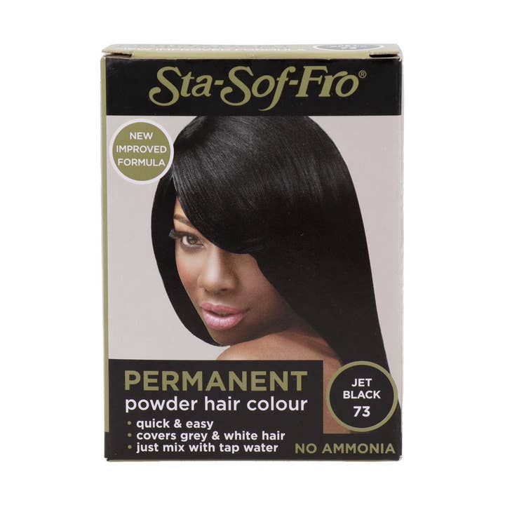 SUBLIME BEAUTY WHOLESALER SL - Wholesale Haircare Set/Kit - Star Soft Fro Powder Hair Color Jet 73 Black 8 g0