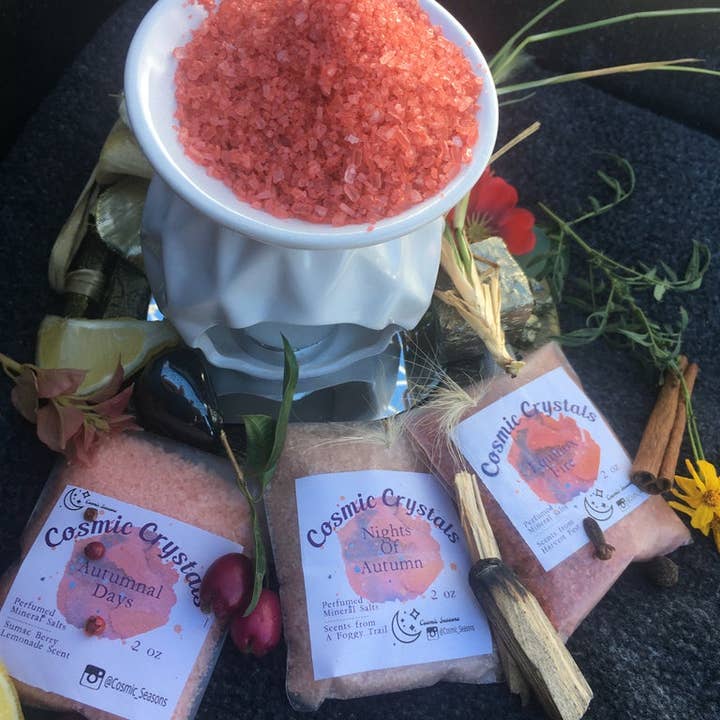 Set regalo Cosmic Crystals Autumn Frangrance per la vendita all'ingrosso da parte di Cosmic Seasons