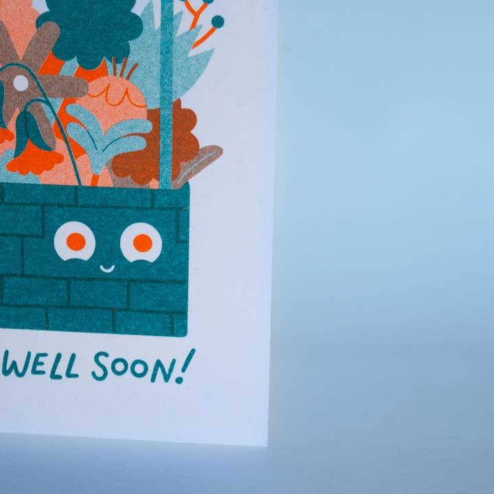 Lauren Morsley - Wholesale Get Well Card - Get Well Soon! A6 Card 2