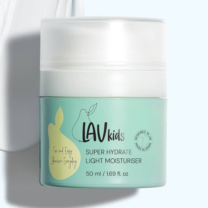 Hidratante ligero Super Hydrate Skincare de LavKids, 50 ml para venta al por mayor de Miss Nella