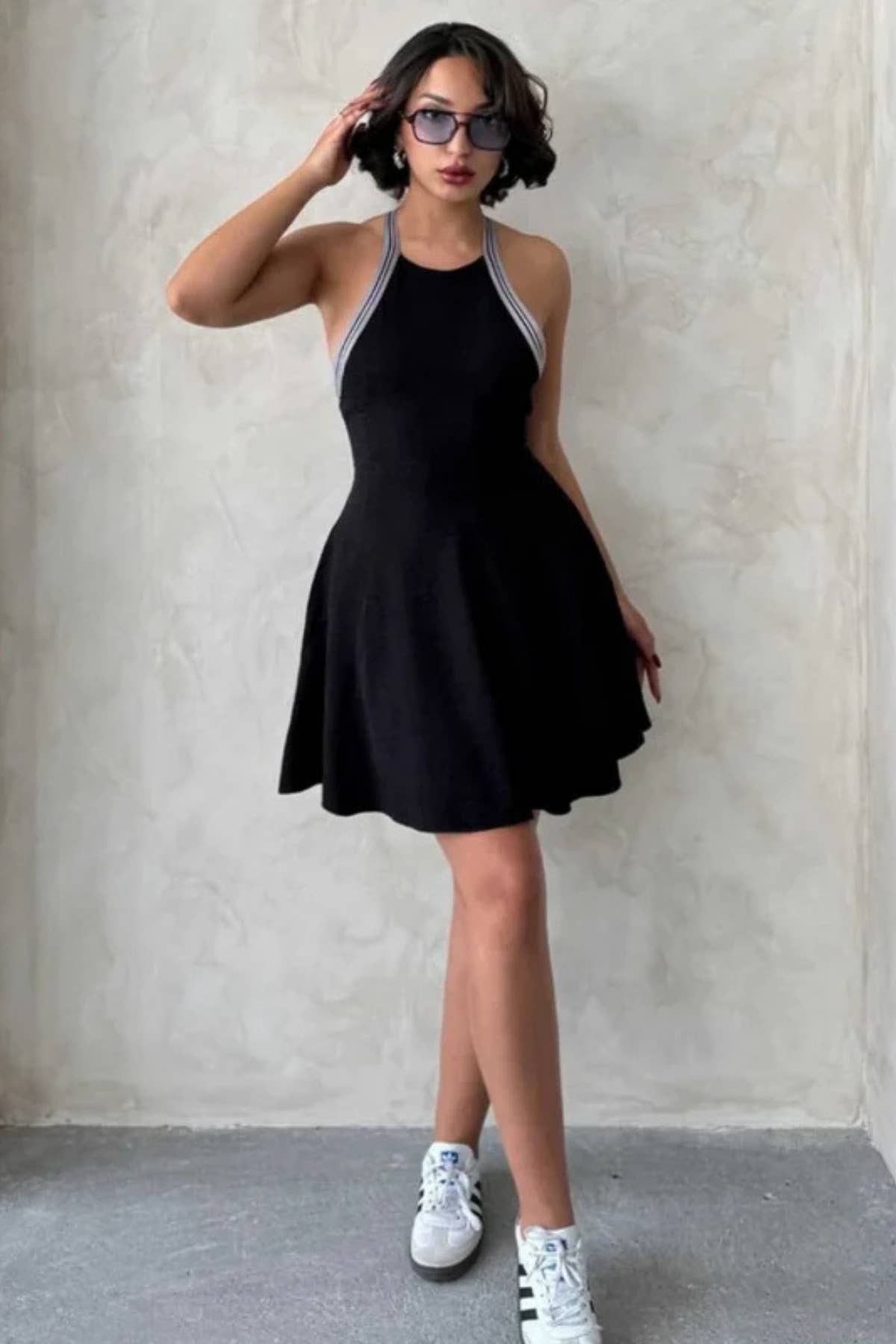 My 9Teen - Wholesale Athletic Dress - Women's - Athletic Crossed Back Dress5