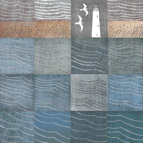 Lighthouse At Low Tide for wholesale by Paper Bird Publishing