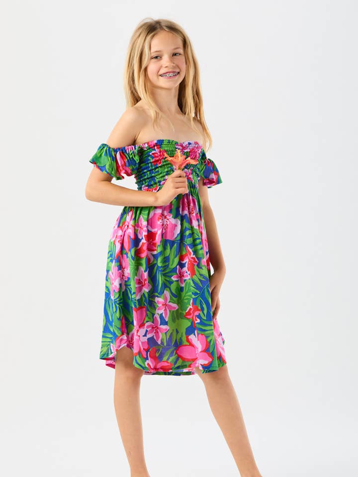 Vestito Hollie per bambini per la vendita all'ingrosso da parte di Tiare Hawaii