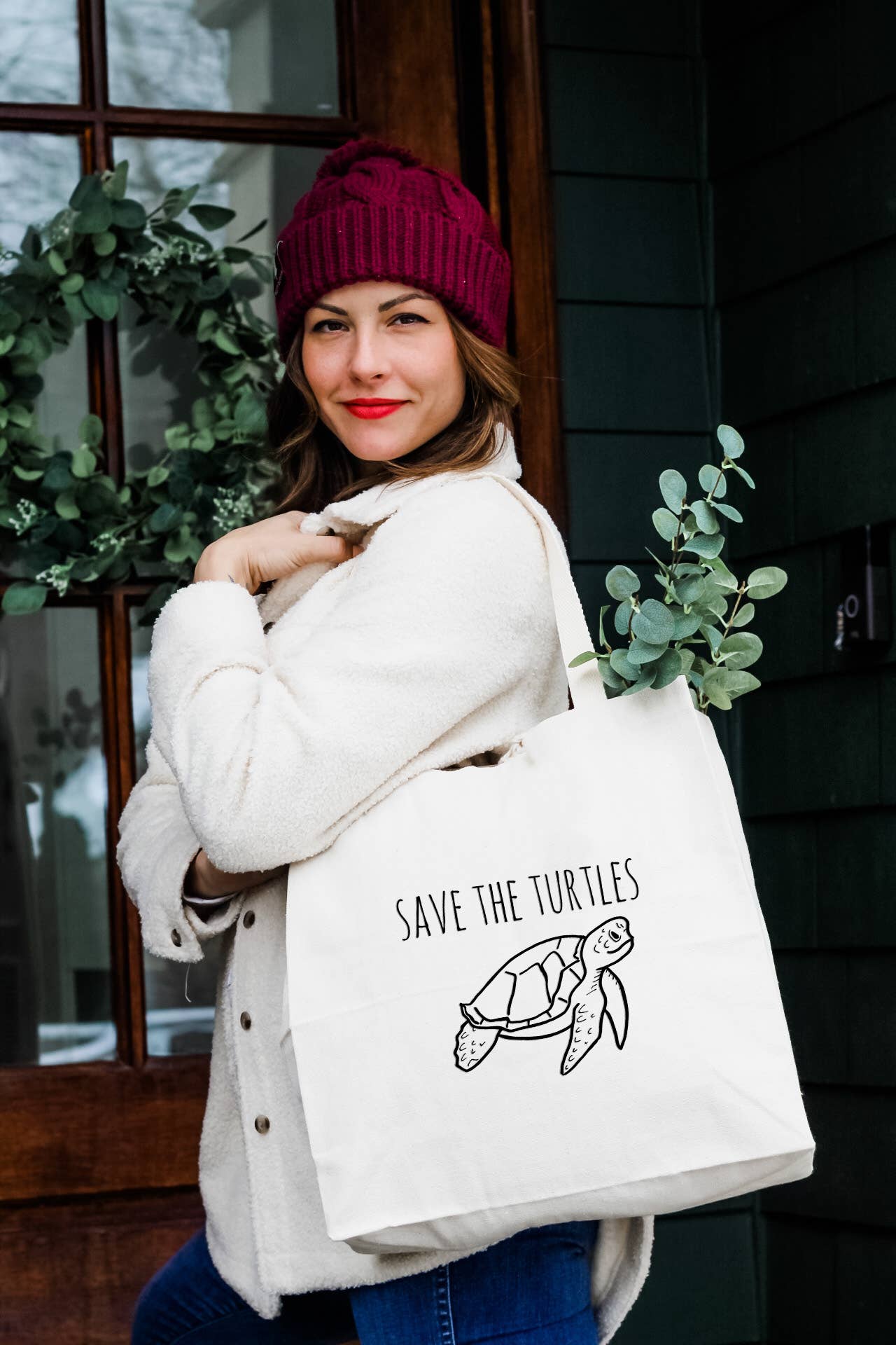 Moonlight Makers – wholesale Tote bag – Unisex – Save The Turtles - Cute Canvas Tote Bags1