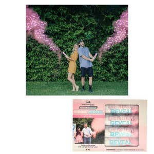 30cm Gender Reveal Confetti & Powder Cannon, Pink Wholesale