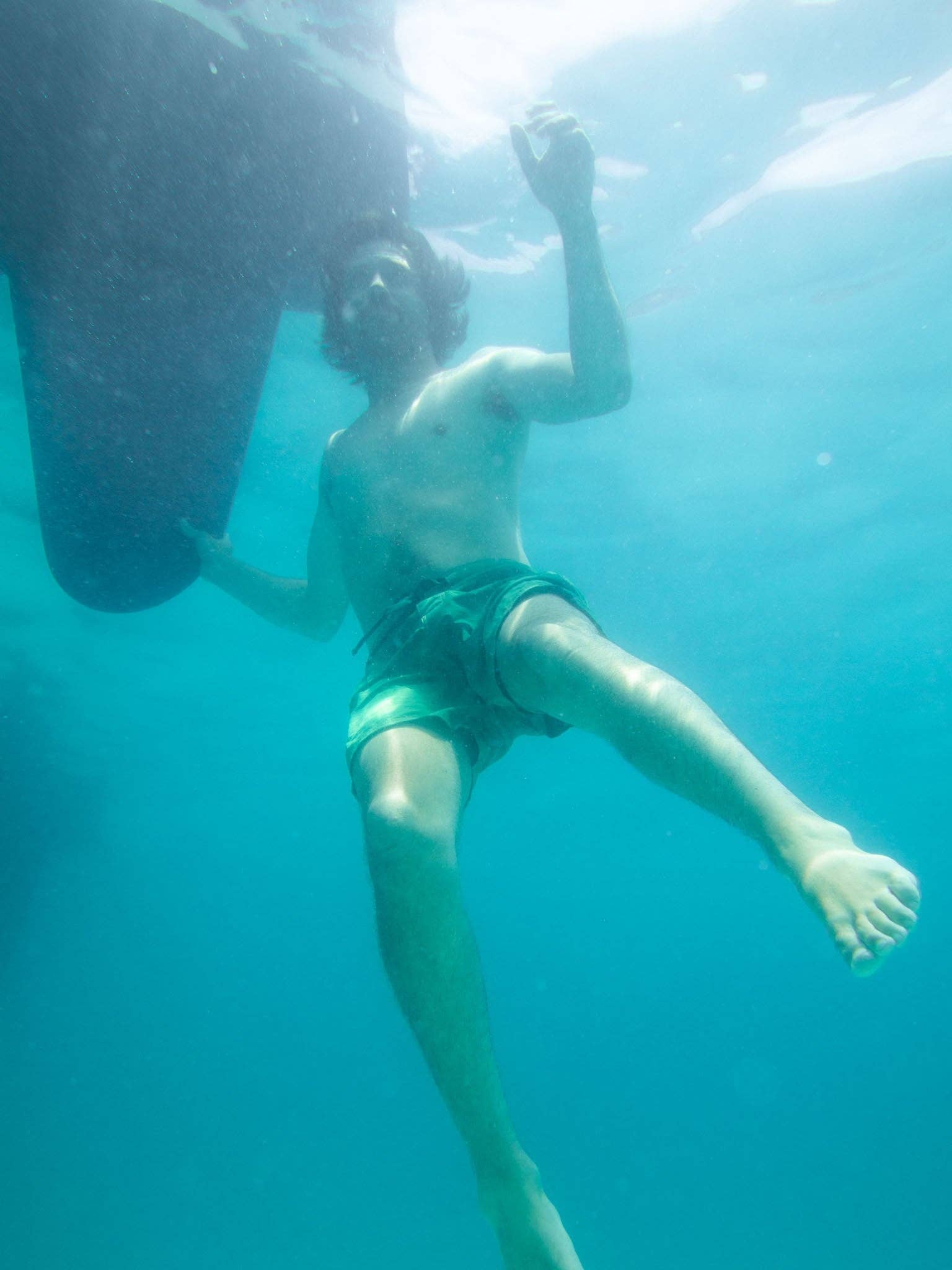 True Green Skiff Trunks for wholesale on Faire4