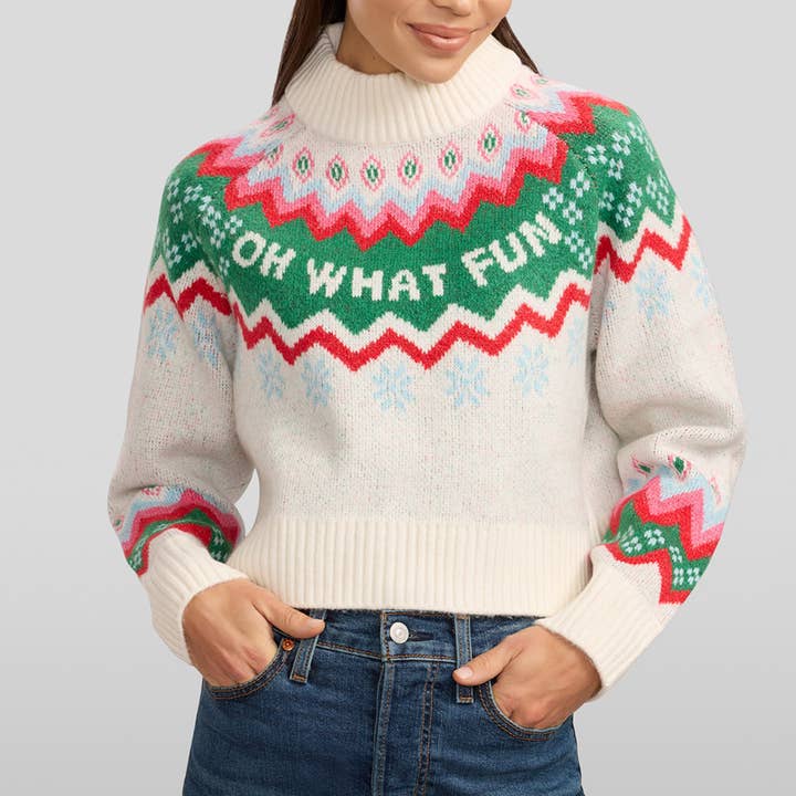 Oh What Fun Pull Court - Tricot Douillet Après-Ski pour Femme et autres tendances Résultats pour pulls femme en vente B2B. Retours gratuits et paiement à 60 jours sur Faire sur Faire.