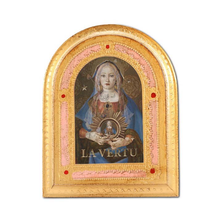 Voglio Bene - Vente Décoration murale - TABLETTE RELIGIEUSE LA VERTU