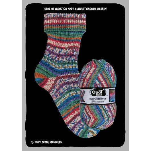 SCHULANA - Wholesale Yarn - OPAL sock yarn after Hundertwasser 4-ply30