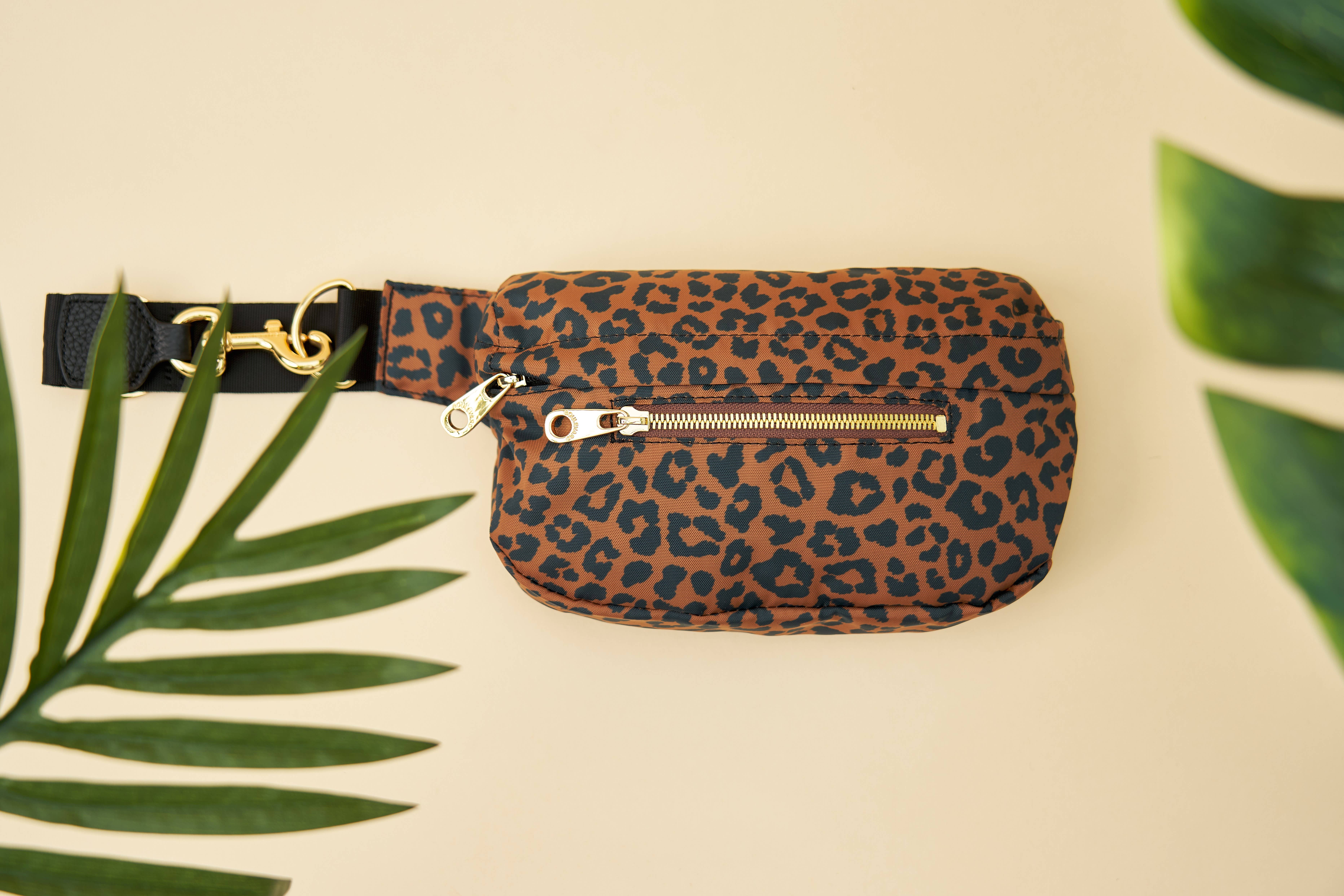 Boulevard - Wholesale Belt Bag - Women's - "Franny" Leopard Fanny Pack6