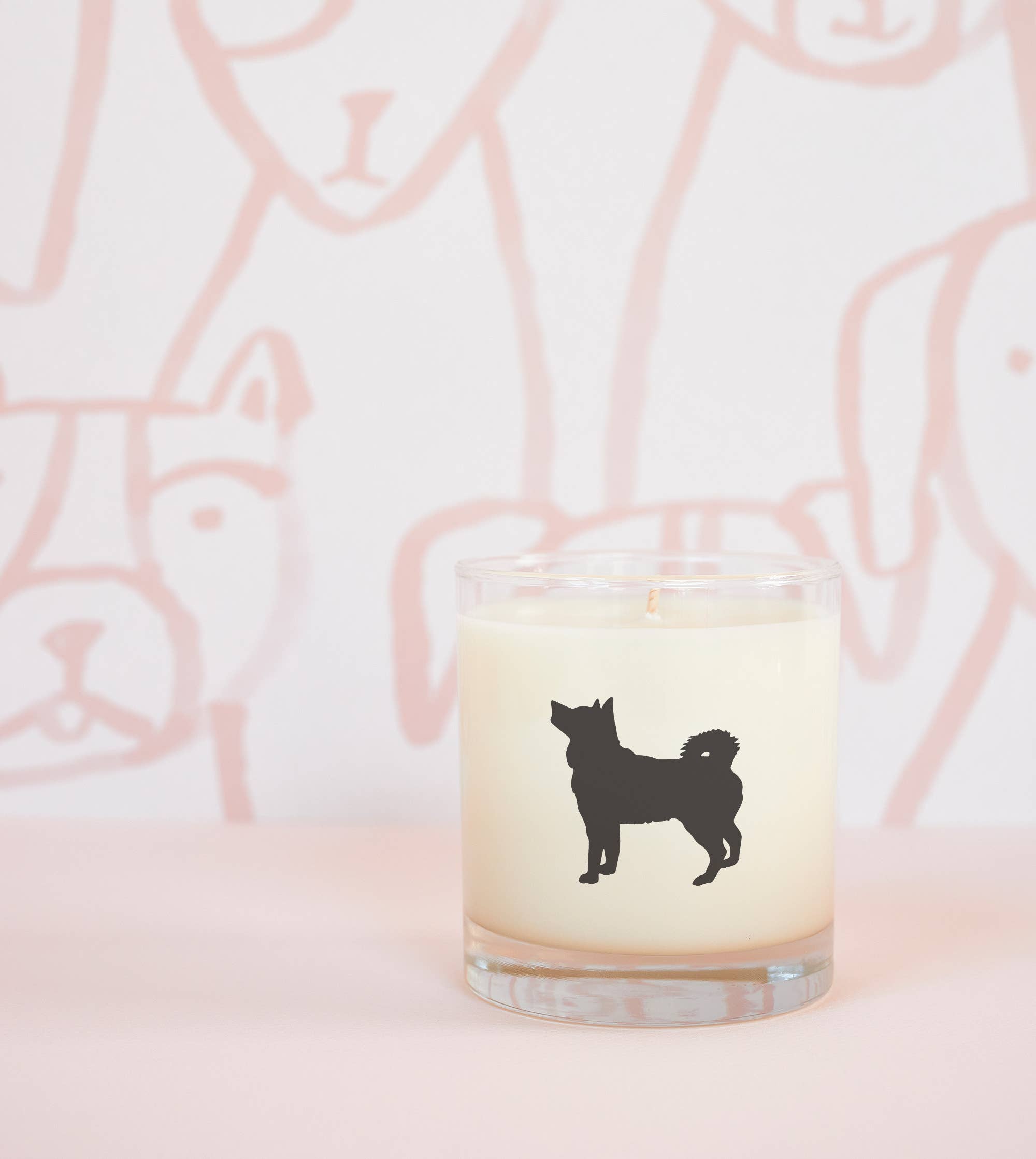 Scripted Fragrance - Wholesale Jar/Filled Candle - Siberian Husky Dog Breed Soy Candle3